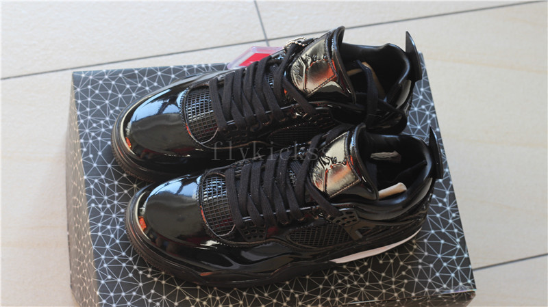 Authentic Air Jordan 4 Rero 11lab4 Black